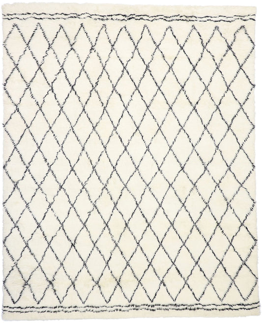9 x 12 Modern Moroccan Area Rug 30418