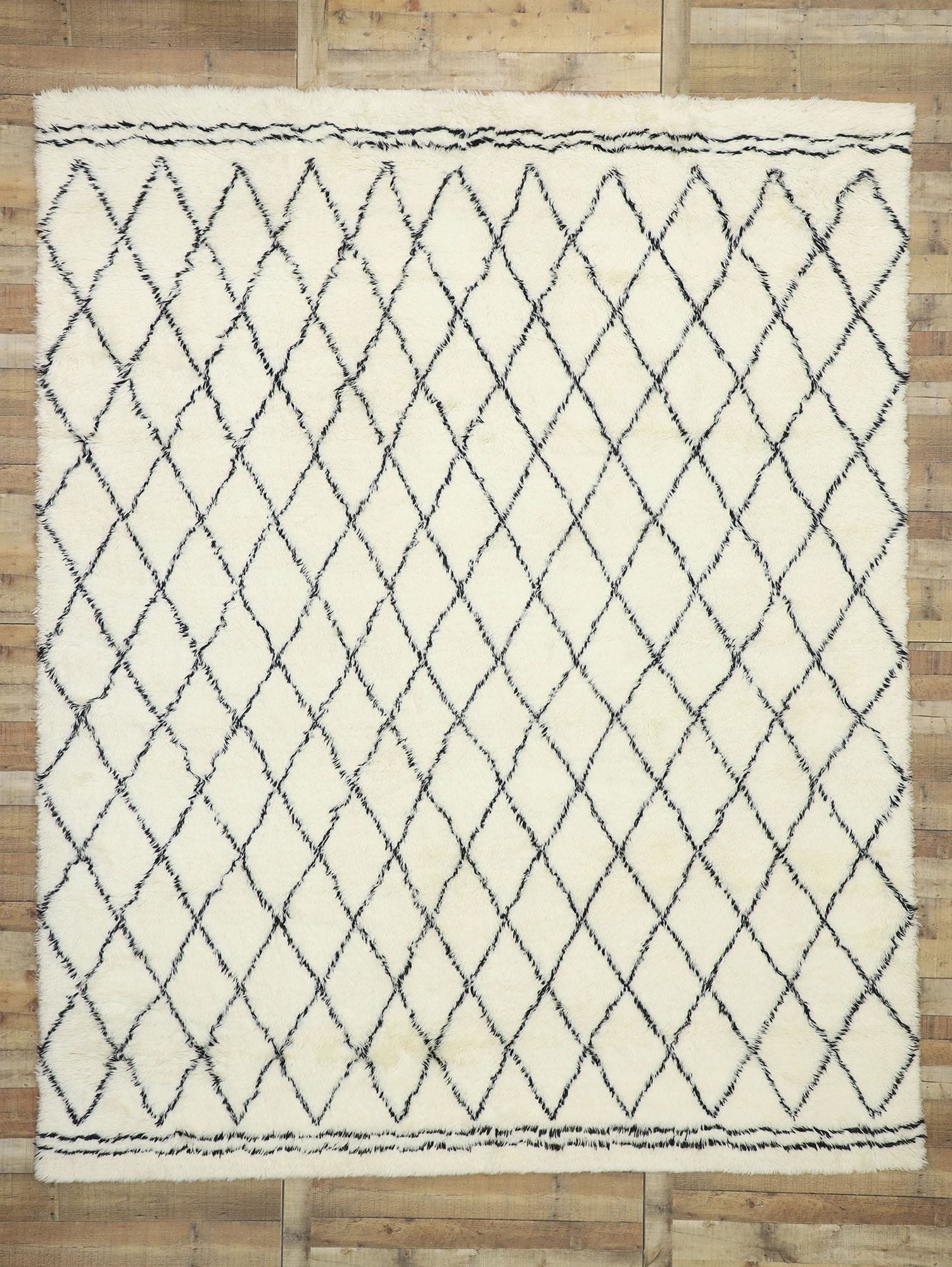 9 x 12 Modern Moroccan Area Rug 30418