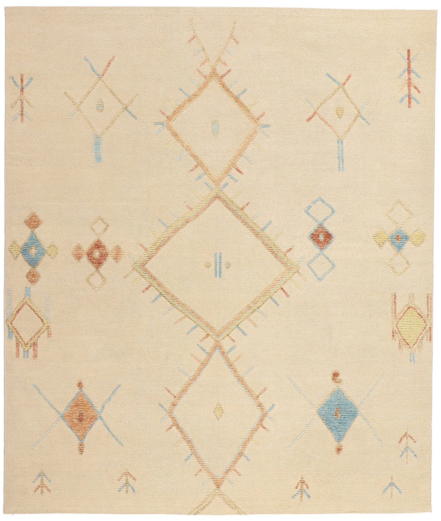 8 x 10 Modern Boho Tribal Moroccan High-Low Rug 31307
