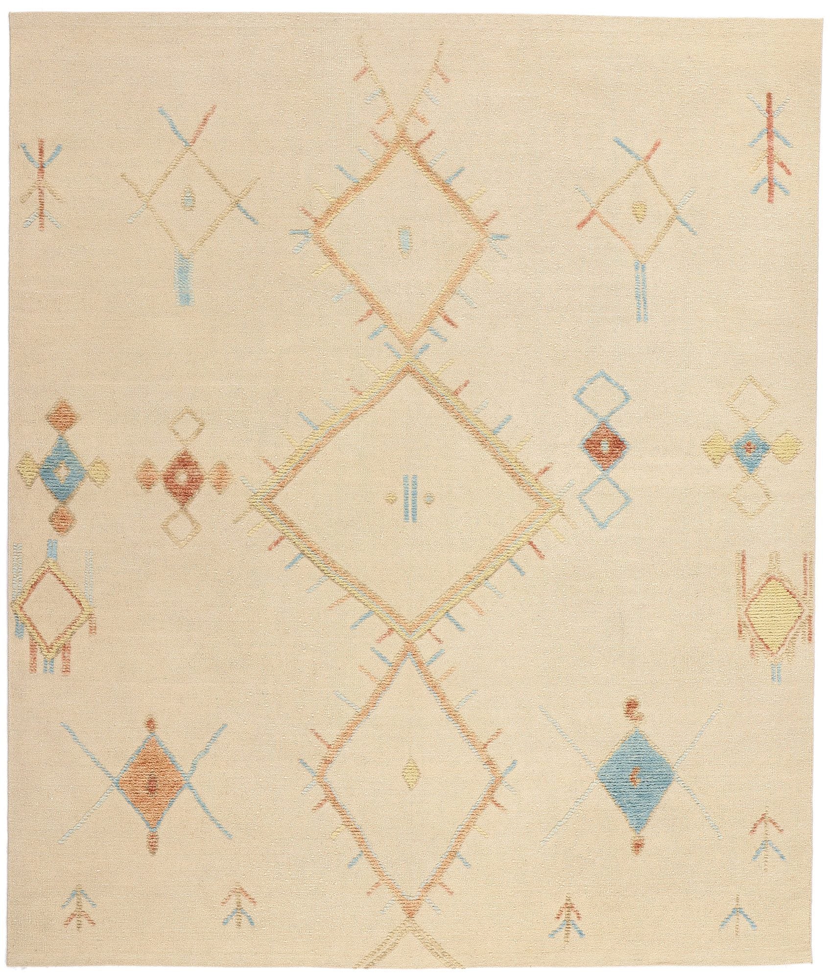 8 x 10 Modern Boho Tribal Moroccan High-Low Rug 31307