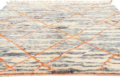 6 x 8 Modern Beni Mrirt Moroccan Rug 20993