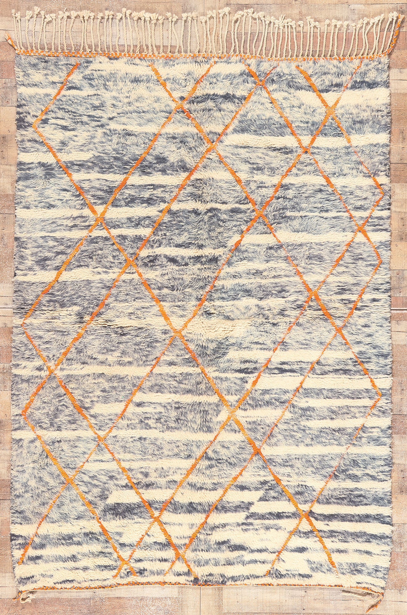 6 x 8 Modern Beni Mrirt Moroccan Rug 20993
