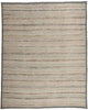 9 x 11 Modern Boho Tonal Striped Moroccan Rug 81078