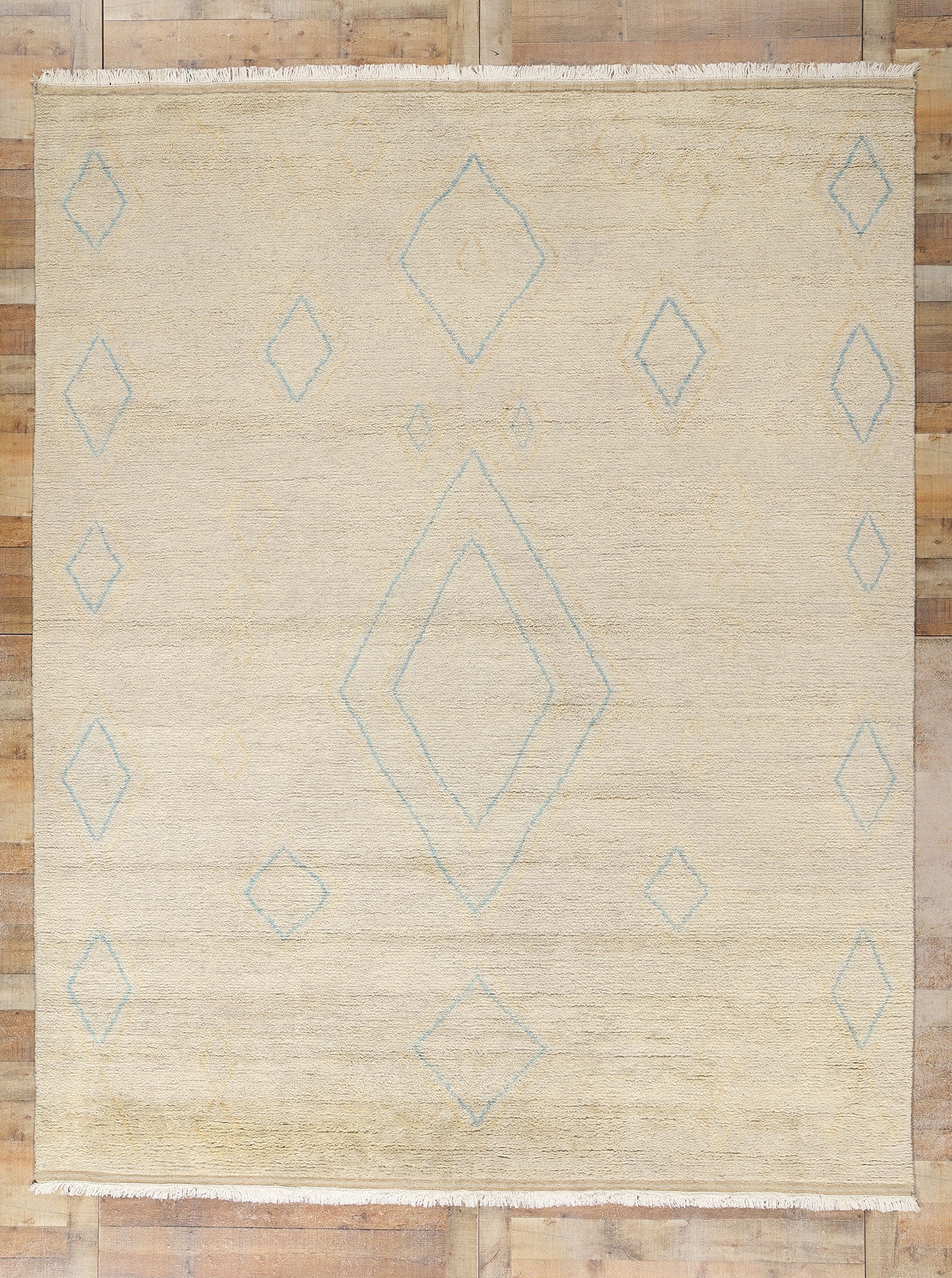 9 x 12 Modern Tribal Boho Moroccan Rug 31273
