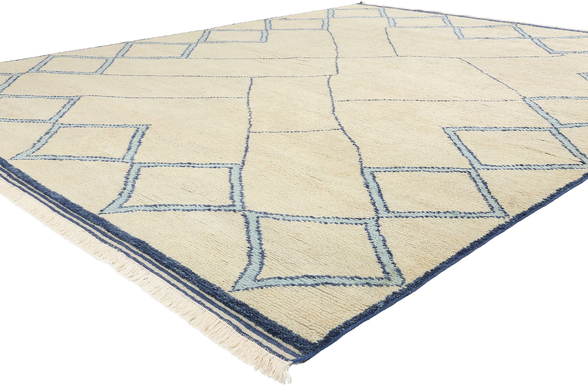 9 x 12 Modern Tribal Moroccan Rug 31274
