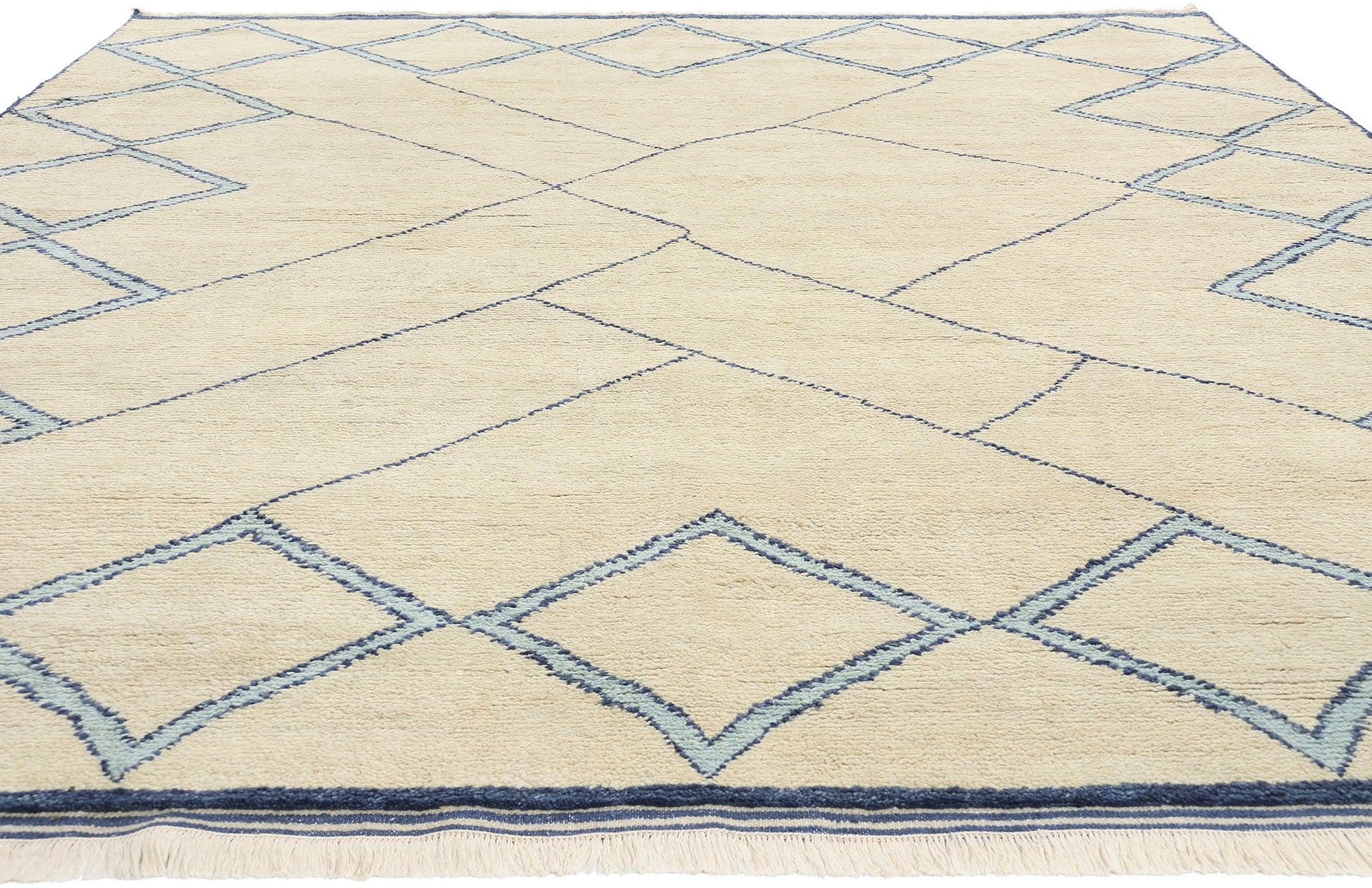 9 x 12 Modern Tribal Moroccan Rug 31274