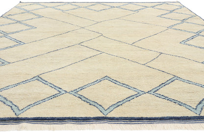 9 x 12 Modern Tribal Moroccan Rug 31274