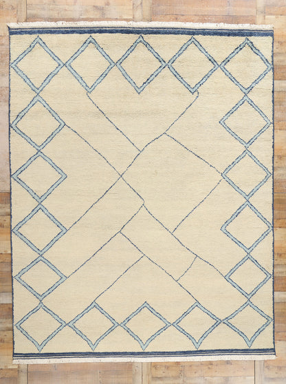 9 x 12 Modern Tribal Moroccan Rug 31274