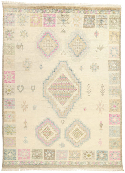 9 x 12 Modern Tribal Boho Moroccan Rug 31277