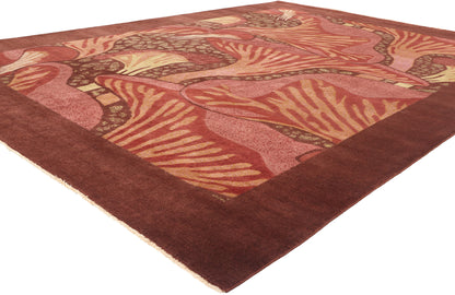 9 x 12 Modern Moser Mushroom Biophilic Rug 31092
