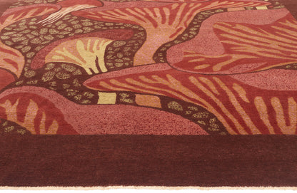 9 x 12 Modern Moser Mushroom Biophilic Rug 31092