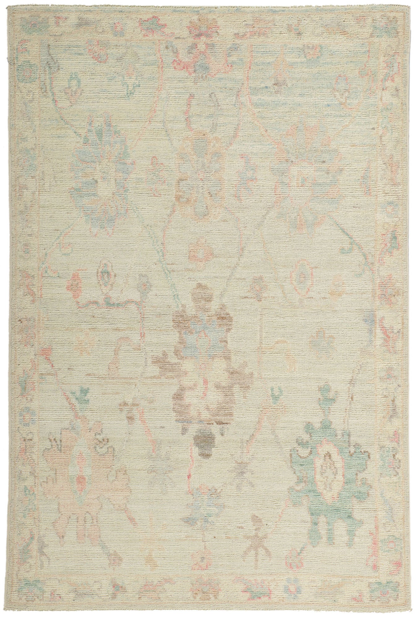 3 x 5 Colorful Oushak Rug 80850