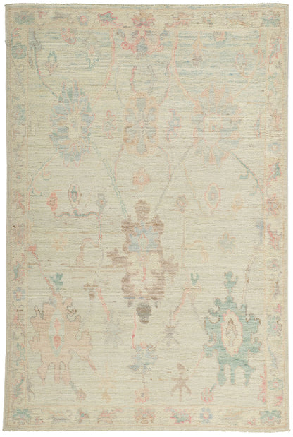 3 x 5 Colorful Oushak Rug 80850