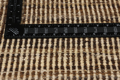 10 x 14 Modern Neutral Earth-Tone Kilim Rug 81101