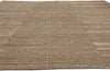 10 x 14 Modern Neutral Earth-Tone Kilim Rug 81101