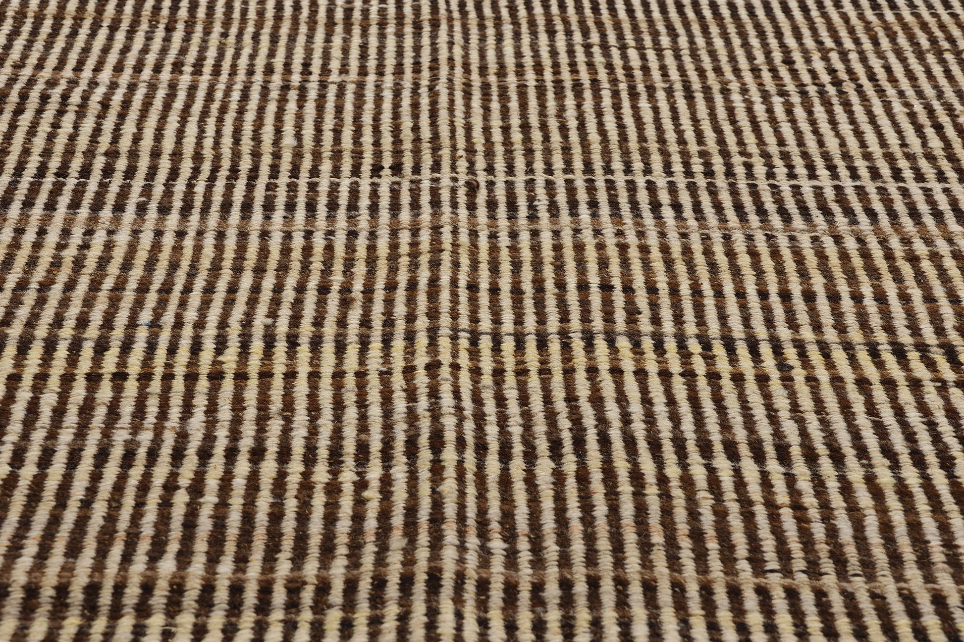 10 x 14 Modern Neutral Earth-Tone Kilim Rug 81101