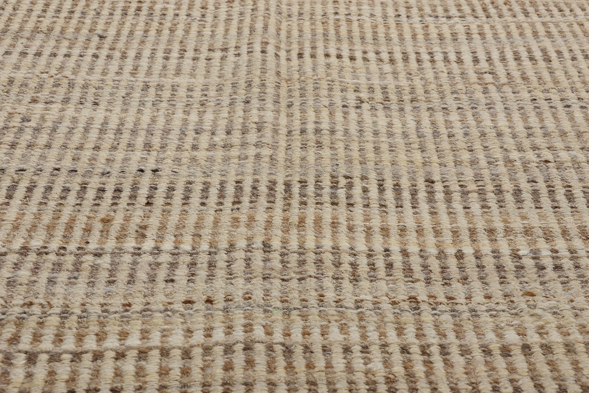 8 x 12 Modern Neutral Earth-Tone Kilim Rug 81100