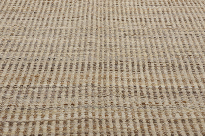 8 x 12 Modern Neutral Earth-Tone Kilim Rug 81100