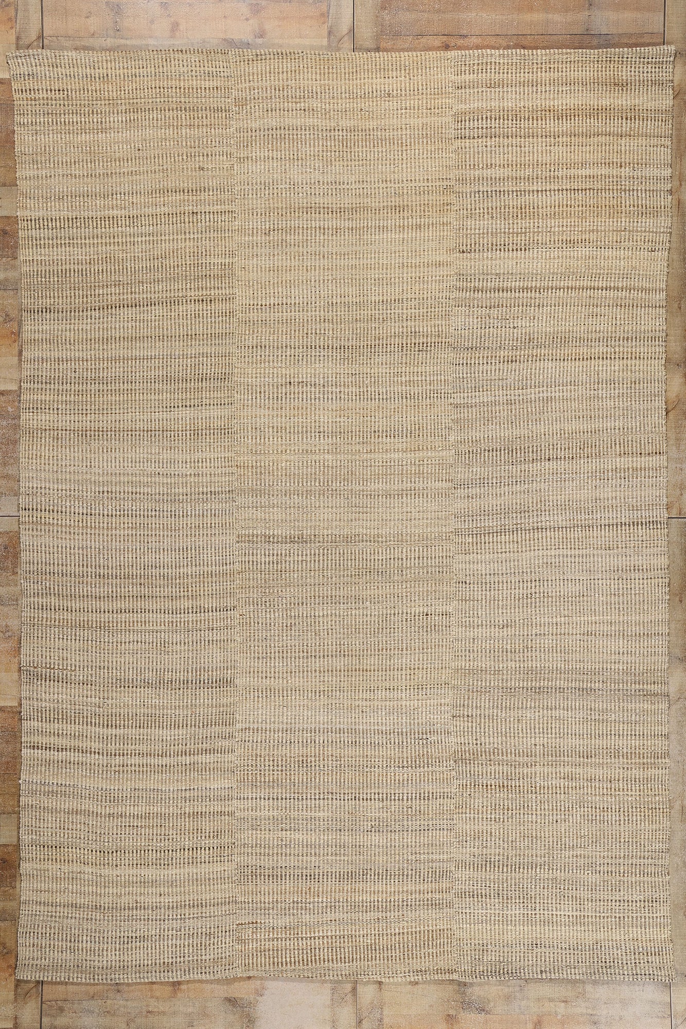 8 x 12 Modern Neutral Earth-Tone Kilim Rug 81100