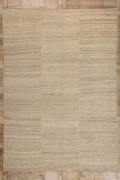 8 x 12 Modern Neutral Earth-Tone Kilim Rug 81100