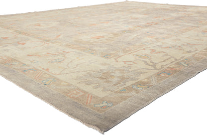 11 x 14 Modern Lavender Turkish Oushak Rug 52369