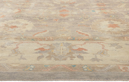 11 x 14 Modern Lavender Turkish Oushak Rug 52369