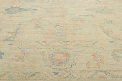 13 x 15 Vintage-Inspired Oushak Rug 80934