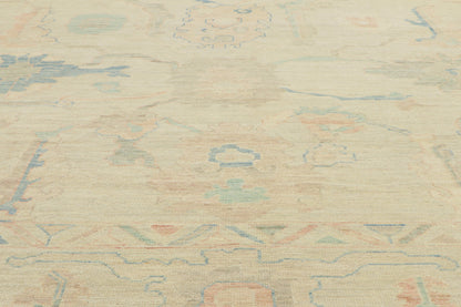 13 x 15 Vintage-Inspired Oushak Rug 80934