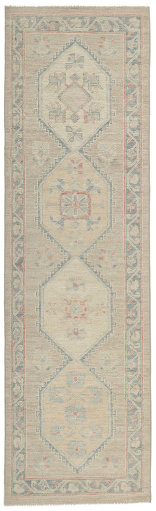3 x 10 Vintage-Inspired Oushak Runner 80872