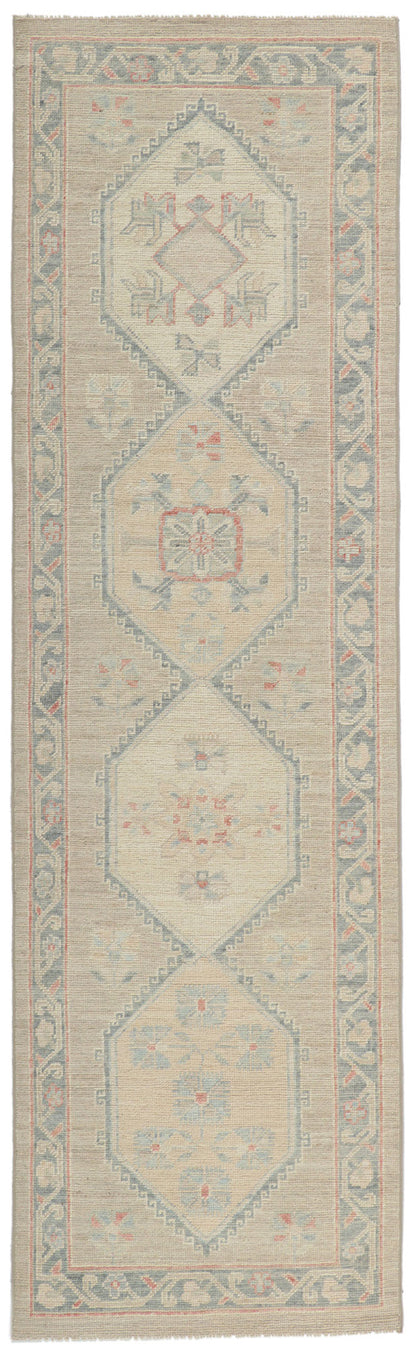 3 x 10 Vintage-Inspired Oushak Runner 80872
