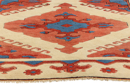 4 x 6 Vintage Turkish Oushak Rug 53933