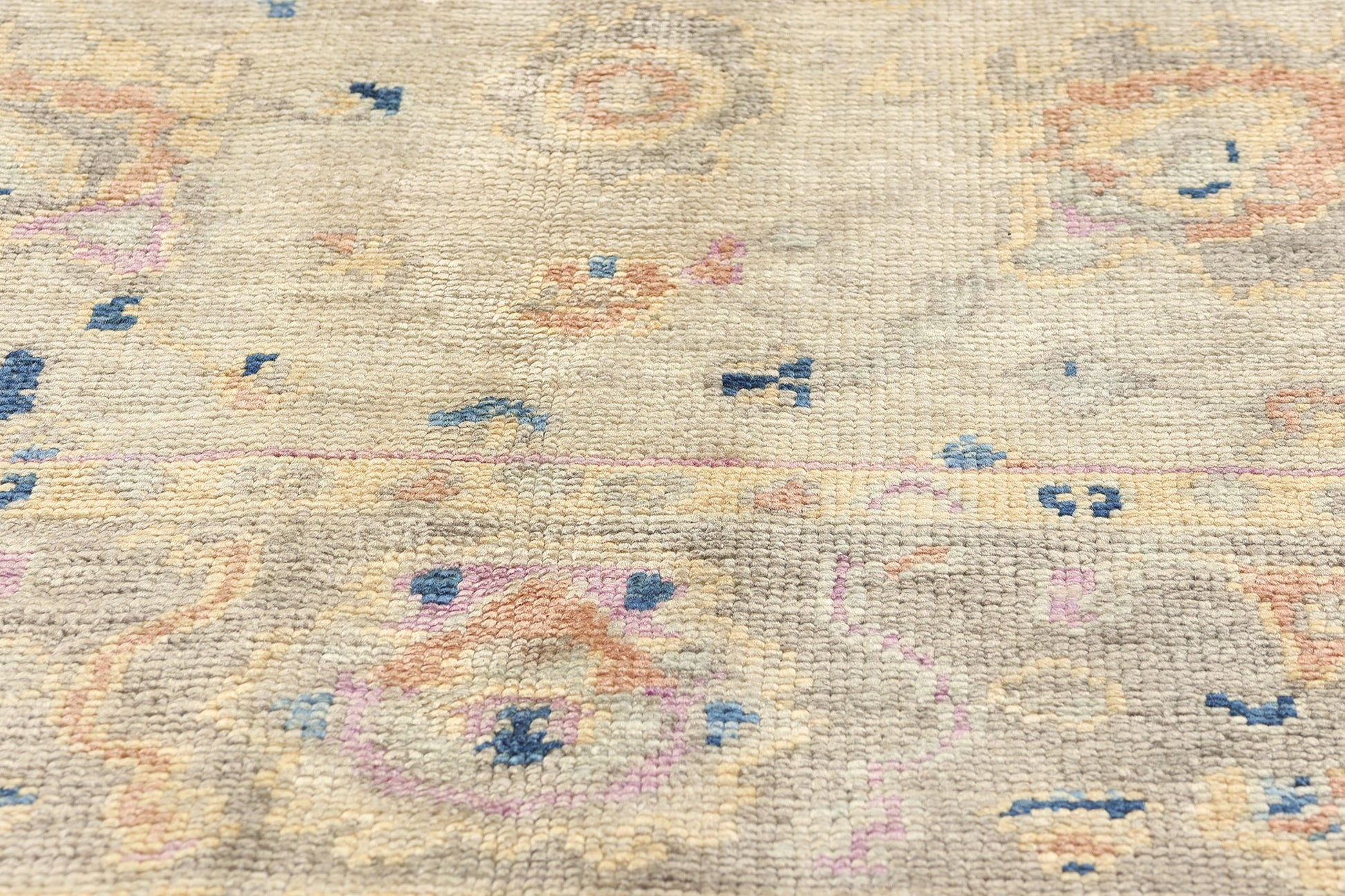 5 x 7 Modern Pastel Turkish Oushak Rug 53605
