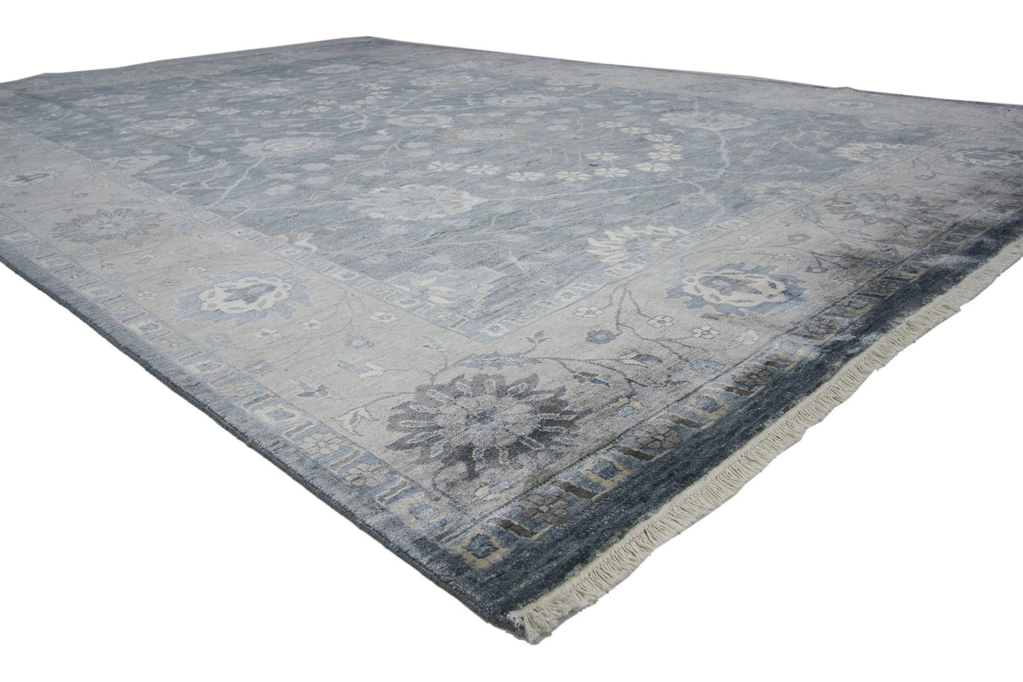 8 x 12 Modern Wool & Silk Rug 30020
