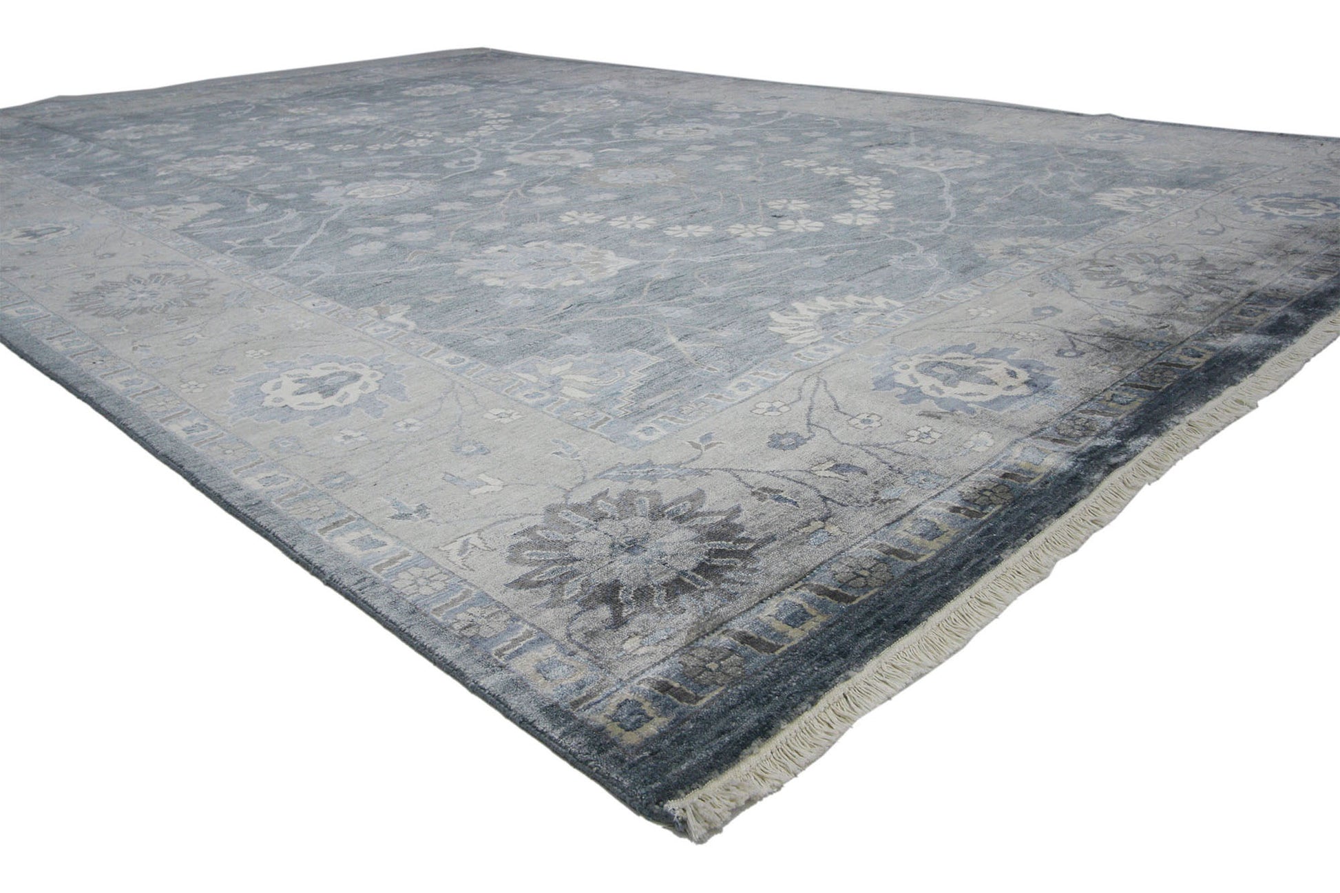8 x 12 Modern Wool & Silk Rug 30020