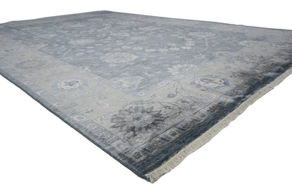 8 x 12 Modern Wool & Silk Rug 30020