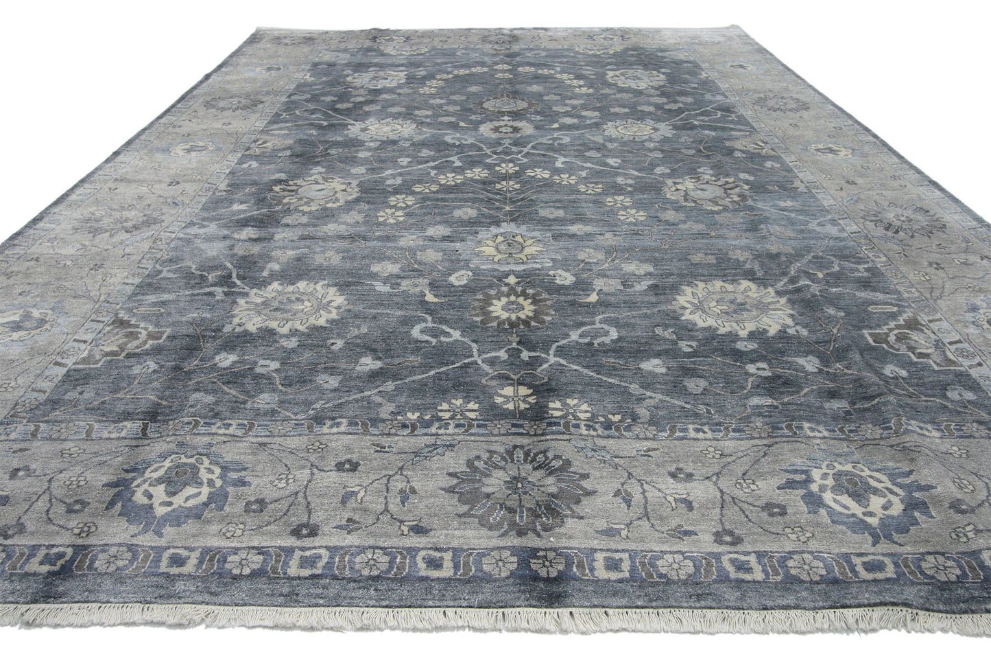 8 x 12 Modern Wool & Silk Rug 30020