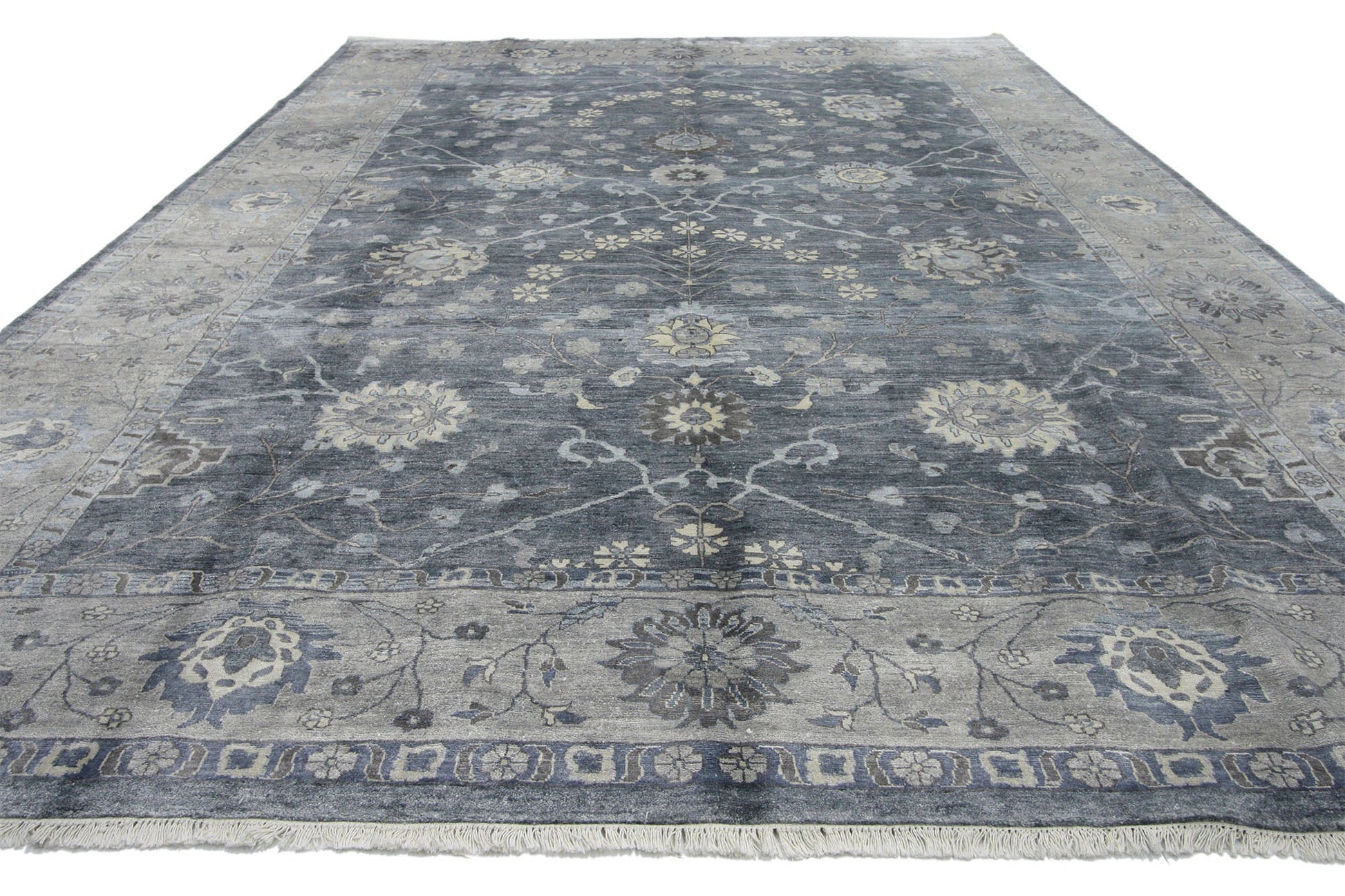 8 x 12 Modern Wool & Silk Rug 30020