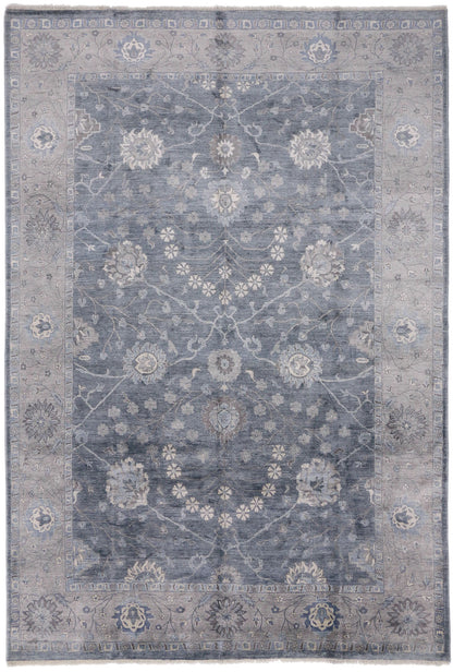 8 x 12 Modern Wool & Silk Rug 30020