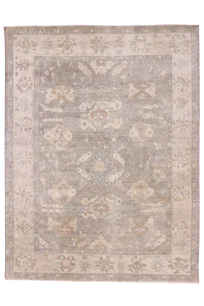 9 x 12 Vintage-Inspired Oushak Rug 30167