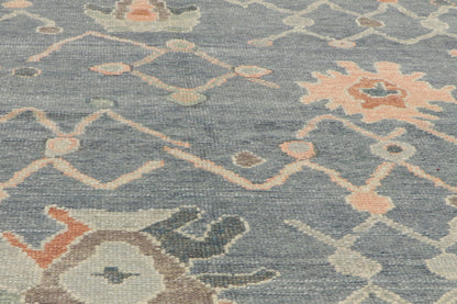 9 x 12 Modern Turkish Oushak Rug 53817