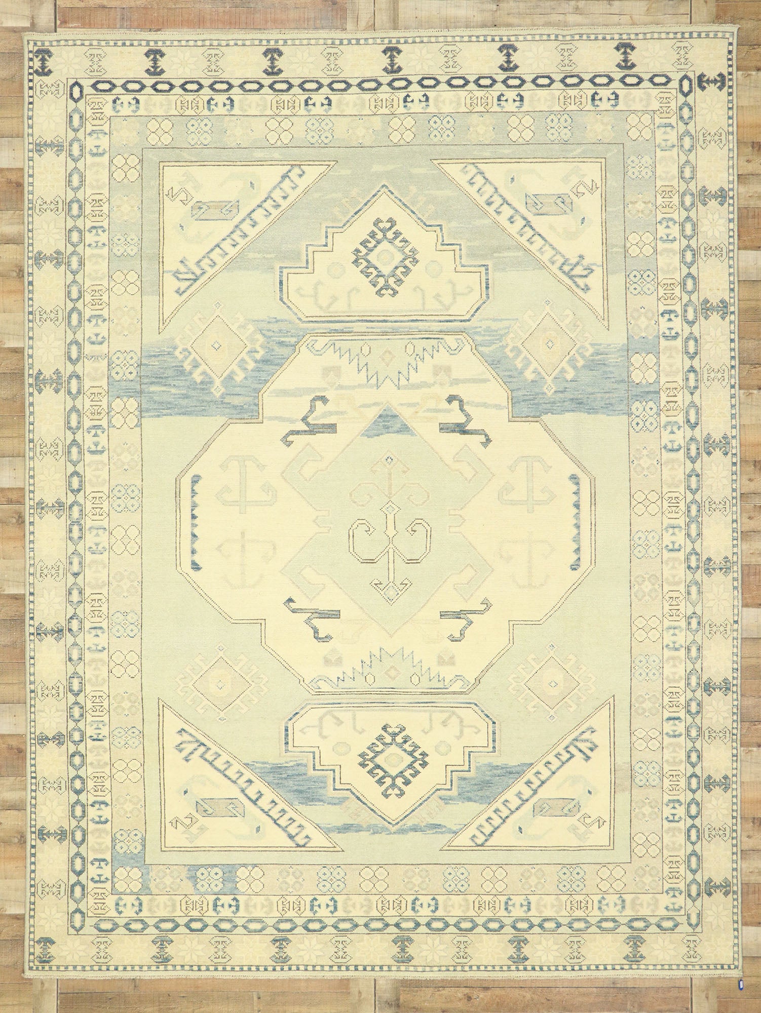 9 x 12 Modern Oushak Rug 80605