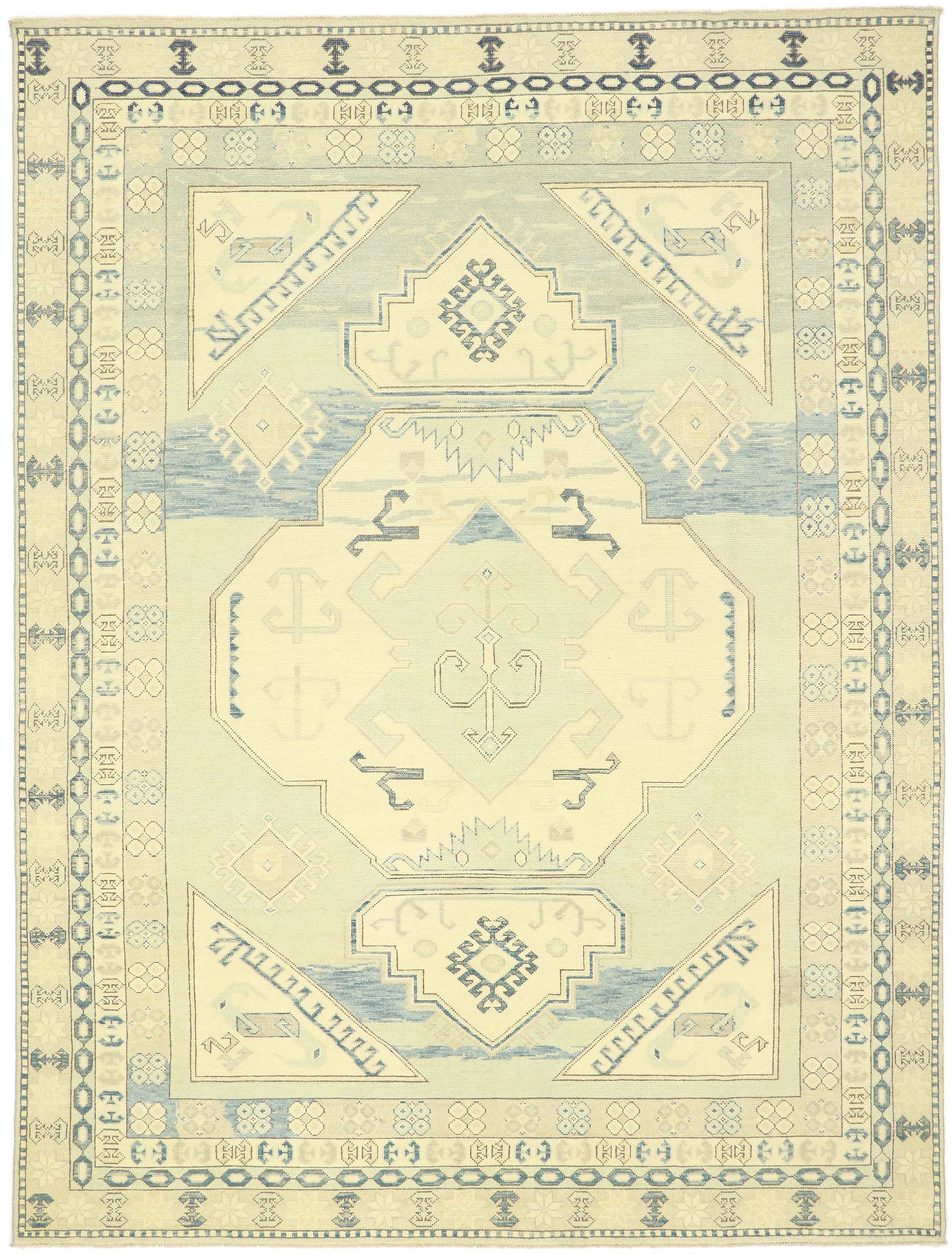 9 x 12 Modern Oushak Rug 80605