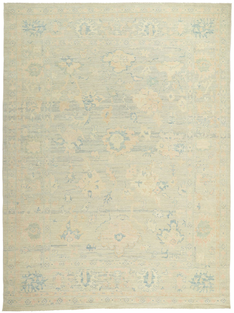 9 x 12 Vintage-Inspired Oushak Rug 80920