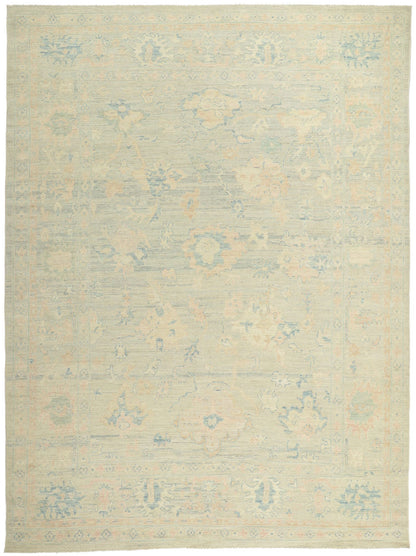9 x 12 Vintage-Inspired Oushak Rug 80920