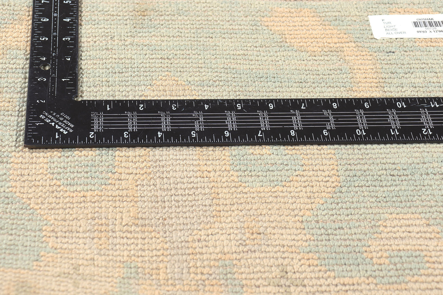 9 x 13 Modern Turkish Oushak Rug 50729