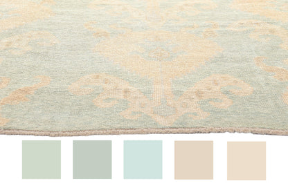 9 x 13 Modern Turkish Oushak Rug 50729