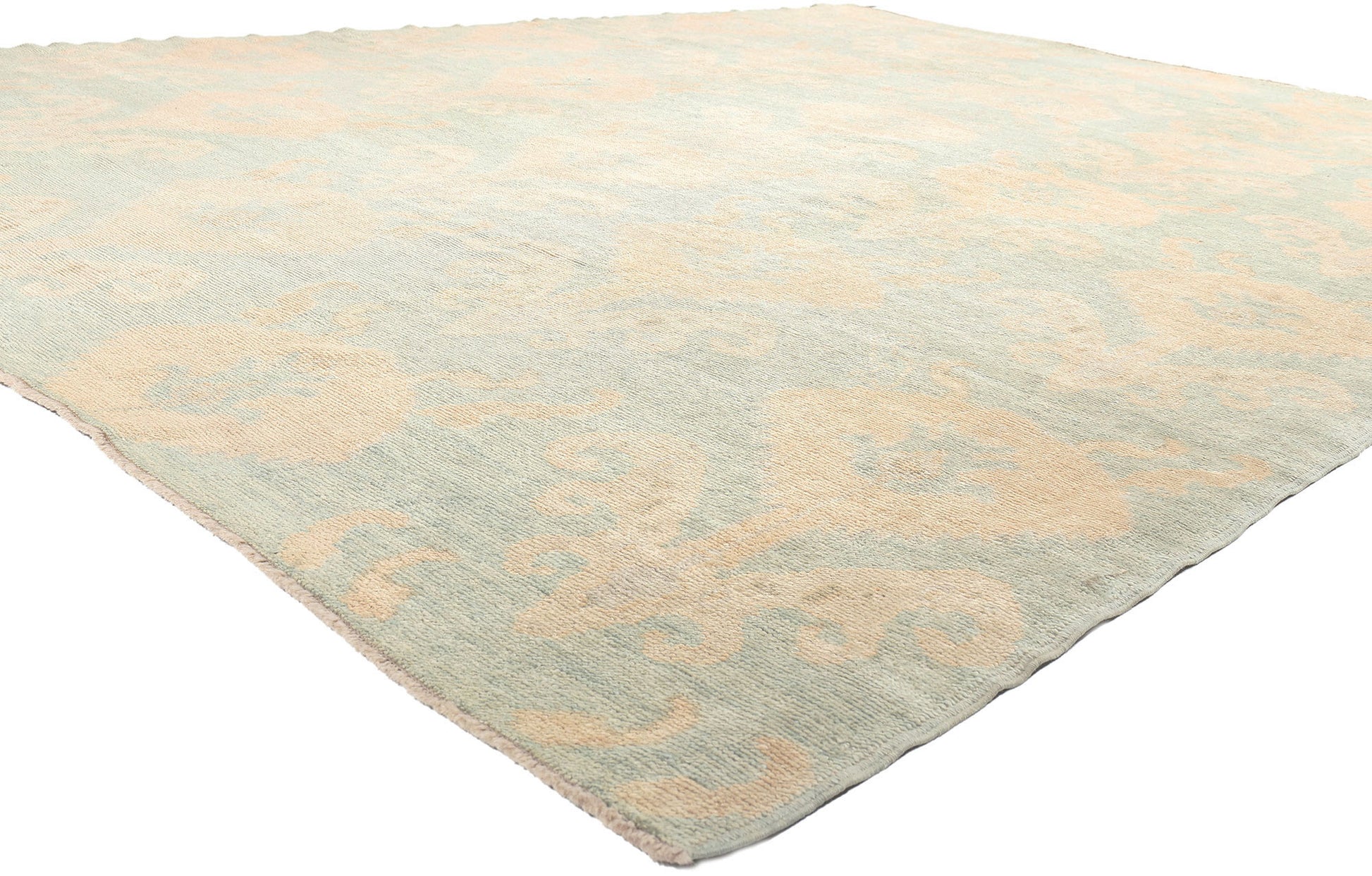 9 x 13 Modern Turkish Oushak Rug 50729