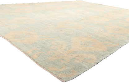9 x 13 Modern Turkish Oushak Rug 50729
