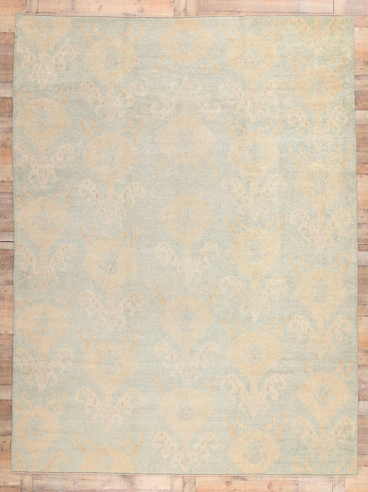 9 x 13 Modern Turkish Oushak Rug 50729