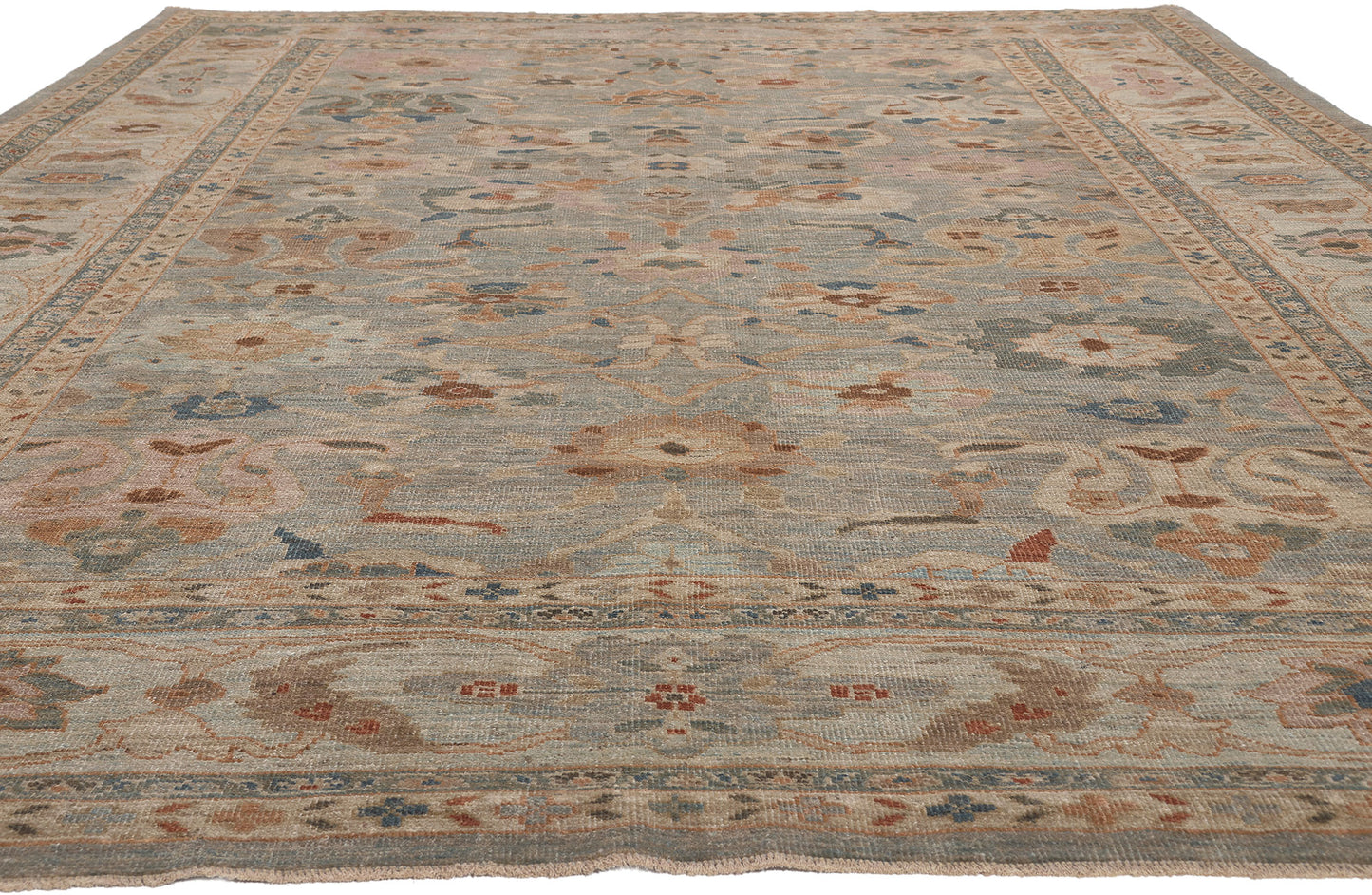 9 x 12 Modern Blue Persian Sultanabad Rug 60700